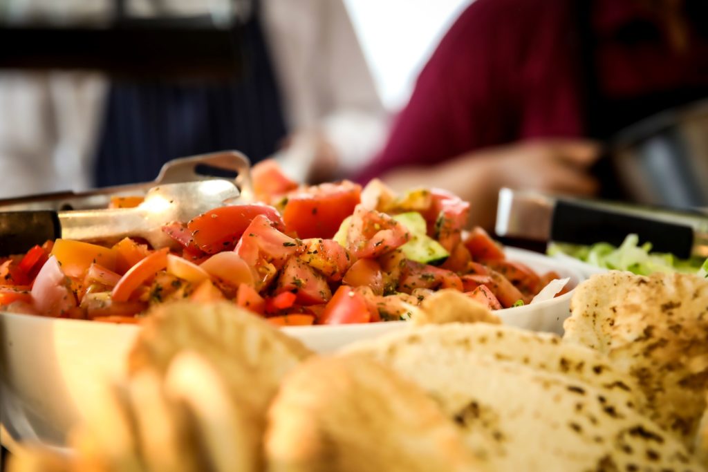 Food at Garden Halls