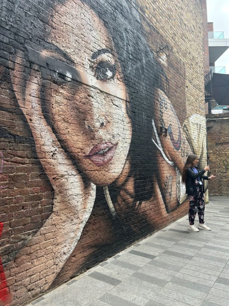Amy Winehouse mural at Camden Market