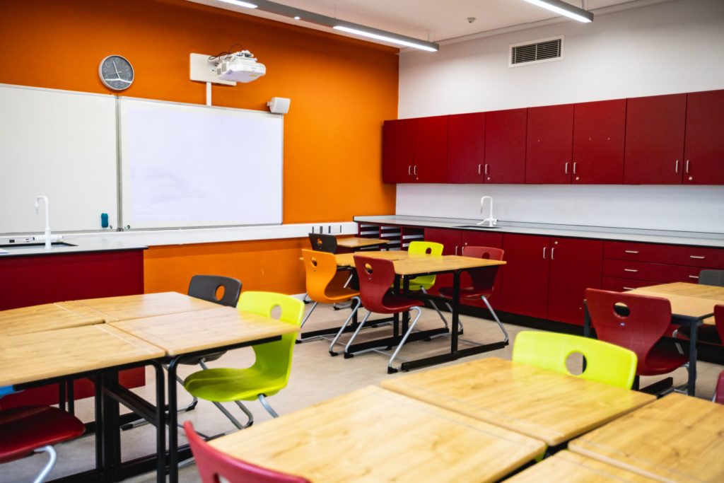 Classroom at Lycée International de Londres Winston Churchill